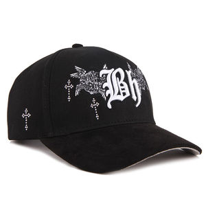 Nhà máy tùy chỉnh 3D thêu logo 5 Bảng điều chỉnh cong vành nhung Mũ bóng chày gorras Dandy mũ cho người đàn ông - Product Image 2