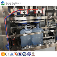 Machine de remplissage d'eau SOKOS 5 gallons, machine de lavage et de remplissage d'eau 20 litres, usine de remplissage d'eau 20L
