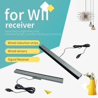 Récepteur infrarouge filaire USB, barre de capteur infrarouge IR, capteur de mouvement à distance pour N S Wii, Wii U, PC, support