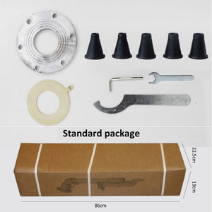 Arroseur <span class=keywords><strong>à</strong></span> percussion en métal de 2 ''avec alliage d'aluminium et laiton Pistolet de pluie de 3 pouces, <span class=keywords><strong>raccord</strong></span> de tuyau et bride de tuyau de 4 pouces - Product Image 4