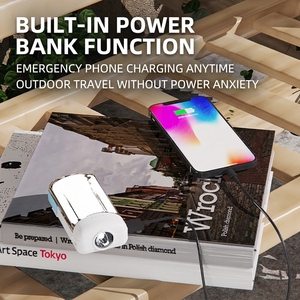 Batterie externe portable <span class=keywords><strong>de</strong></span> 10000 mAh grande capacité pour l'extérieur, lampe <span class=keywords><strong>de</strong></span> poche intégrée deux-en-un - Product Image 4