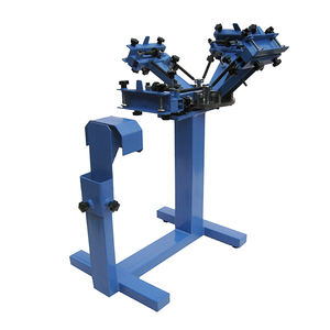 Machine de sérigraphie manuelle à quatre couleurs à station unique pour t-shirt et chapeau - Product Image 5