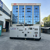 Grupo Electrógeno Diésel Silencioso WEICHAI de Alta Resistencia y Carga Pesada de 500 kVA y 400 kW para Suministro de Energía Primaria en Plantas Industriales