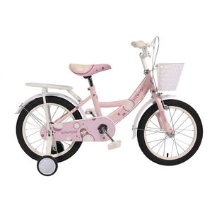 Vélo pour filles à prix d'usine, emballage CKD, simple vitesse avec roues de guidage silencieuses, Bicicleta pour 4-13 ans - Product Image 1