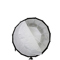 Boîte à lumière octogonale professionnelle VISICO 65 cm en plastique et nylon avec monture Bowens, diffuseur de flash LED et grille parabolique profonde pour studio