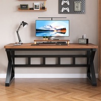 Bureau d'angle pour ordinateur de bureau à domicile, table d'étude en bois pour adulte
