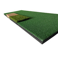 Mini tapis de frappe de Golf vert, simulateur de Golf d'intérieur, coussin de battement de golf
