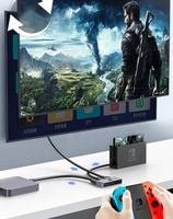 Commutateur bidirectionnel HDMI 4K 60Hz 2 entrées 1 sortie ou 1 entrée 2 sorties Compatible avec Firestick, Xbox PS4 Roku HDTV et plus
