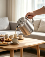 Bouilloire à eau mécanique simple en acier inoxydable, sans fonction numérique, arrêt automatique, bouilloire à ébullition rapide pour la cuisine à domicile, usage quotidien
