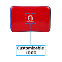 Cible de Coup de Pied Courbée Rouge en Gros, Logo Personnalisable, Équipement d'Entraînement pour Jeunes Enfants en Boxe, Taekwondo et Arts Martiaux Iraniens