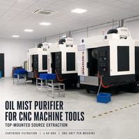 Collecteur de brume d'huile mécanique à haute efficacité pour machine CNC, système de filtration à charbon actif pour collecteur de brume de liquide de refroidissement