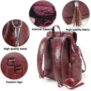 Mochila Universal para Mujer, Mochila de Cuero Repujado, Mochila de Viaje Moderna para Mujer, Bolso de Hombro Informal de Gran Capacidad - Product Image 5