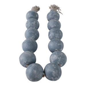 Filo di perle rotonde, perle Ecomix intagliate, nappe in pelle per decorazioni per la casa, bagno, mensole, ornamenti per tavolini da caffè - Product Image 5
