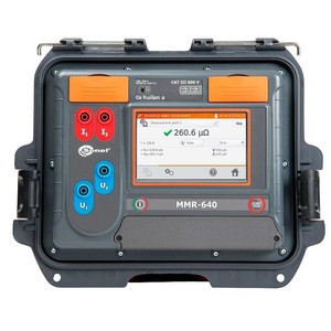 โปแลนด์ Sonel Mmr-640 จอแสดงผล LCD แบบหุ้มฉนวนขนาดเล็กเมกะโอห์มมิเตอร์เครื่องวัดความต้านทานการสัมผัสความแม่นยำสูง 25V/50V การทดสอบเอซี - Product Image 1