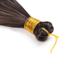Extensions de Cheveux Lisses Raides Soie Pré-Étiré de 22 Pouces pour Tresses