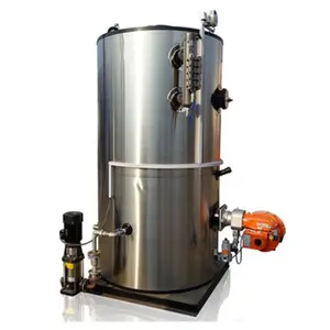Pabrik Boiler Kelas A Vertical 100 200 300 500 700KG Boiler Uap Bakar Minyak dan Gas Tujuan Ganda