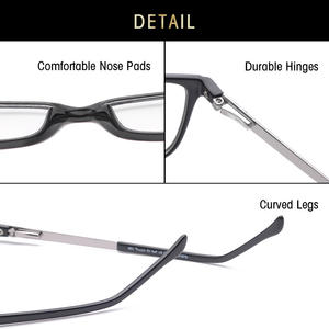 Monturas de Gafas Cuadradas Grises Jack 5136 con Protección Anti Luz Azul, Unisex para Adultos, Montura Completa - Product Image 3