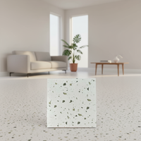Carreaux de porcelaine mats à motif terrazzo de style moderne, épaisseur 8 mm, 300x600 mm, pour usage extérieur et intérieur d'hôtel, résistants à l'usure