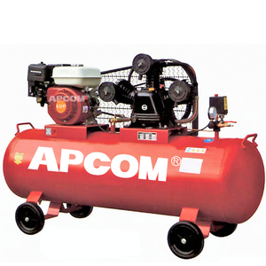 Compresor de aire portátil de pistón accionado por gasolina de 3-6HP 2.2-5.5kW 8bar 12.5bar, compresor de aire móvil para trabajos de minería e ingeniería. - Product Image 6