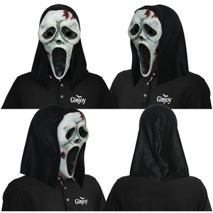 Máscara de Látex de Fantasma con Cicatriz Aterradora, Disfraz de Halloween, Accesorios para Bromas, Disfraz Personalizable - Product Image 2