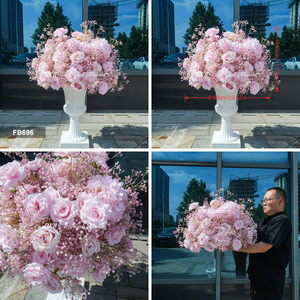 Bolas de Flores Artificiales de Seda al Por Mayor a Precio de Fábrica, Centros de Mesa para Decoración de Bodas - Product Image 3