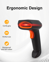 Escáner de Código de Barras 2D Inalámbrico USB Ligero para Gestión de Inventario en Comercios, Altamente Rentable, Lectura Rápida y Precisa