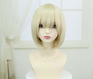 Anime Delicious in Dungeon Cosplay <span class=keywords><strong>Falin</strong></span> Perruque cheveux courts dorés FCGD-040 - Product Image 6