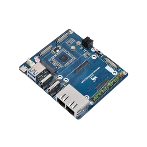 为覆盆子皮计算模块<span class=keywords><strong>4</strong></span>设计的双千兆以太网5G/4g基板 - Product Image 1