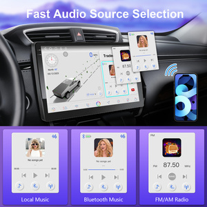 Estéreo para coche de 12 "con Carplay inalámbrico <span class=keywords><strong>Android</strong></span> Auto <span class=keywords><strong>Car</strong></span> MP5 <span class=keywords><strong>Player</strong></span> FM/AM/RDS Dual USB AUX-IN <span class=keywords><strong>Car</strong></span> Radio Autostereo - Product Image 3