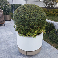 Pots de fleurs en métal pour jardin, vente en gros, adaptés à une utilisation dans les rues, dans les hôtels et les appartements ; personnalisation, boîte à fleurs