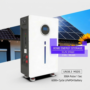 Residential Energy Storage Battery 16kWh 51.2V 314Ah LiFePO4 Tower Pack with UN38.3 MSDS CAN RS485 LCD Option - Product Image 1