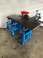 Raboteuse à bois multifonctionnelle, machine combinée de sciage, rabotage, perçage et mortaisage pour le travail du bois