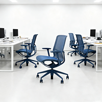Nouvelle chaise de direction de bureau en maille pour salle de conférence, chaises de travail en aluminium, chaises de direction inclinables, chaise de bureau ergonomique pour ordinateur