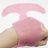 Masque liftant V-Line en maille rose intense, effet viral, marque privée OEM, pour sculpter le nez et la mâchoire, végétalien, vente en gros
