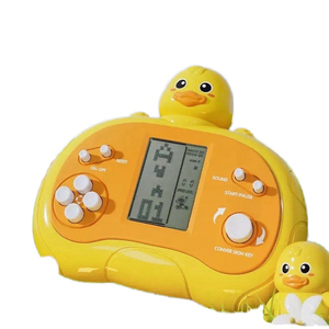 Câu Đố đẩy trò chơi đồ chơi/Retro game console điện tử di động game console Dễ Thương Thỏ Vịt gấu phi hành gia hình dạng - Product Image 1