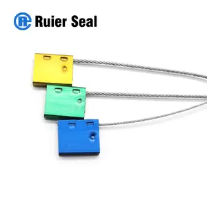 REC101 विरोधी चोरी के लिए विभिन्न रंग केबल ट्रक सील कंटेनर 1.5mm व्यास कार सील