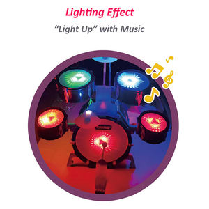 La Migliore Vendita Abs di Plastica Multifunzionale Alimentato a <span class=keywords><strong>Batteria</strong></span> per Bambini Play Set Drum Set con Karaoke - Product Image 3