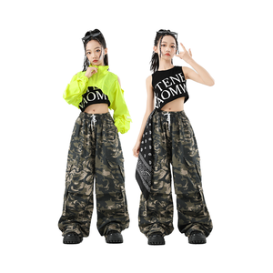 Ropa de <span class=keywords><strong>baile</strong></span> de Jazz para niñas, conjunto de <span class=keywords><strong>estilo</strong></span> dulce y fresco de Jazz, pasarela de moda, traje de escenario de <span class=keywords><strong>baile</strong></span> callejero, traje de actuación - Product Image 2