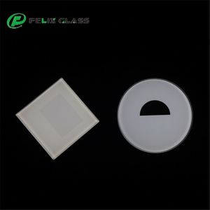 Plaque de verre trempé transparente imprimée soie de 4 mm d'épaisseur, plate, pour luminaires de plafond industriels modernes, élégante et durable, pour la décoration intérieure - Product Image 4