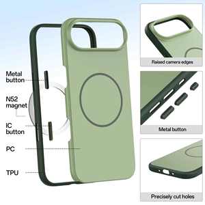 <span class=keywords><strong>Coque</strong></span> <span class=keywords><strong>de</strong></span> téléphone élégante usine vente en gros charge sans fil magnétique couverture complète PC TPU INS <span class=keywords><strong>coque</strong></span> <span class=keywords><strong>de</strong></span> <span class=keywords><strong>smartphone</strong></span> pour iPhone 17 Air - Product Image 2