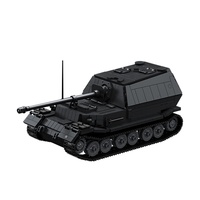 12GO97021 Rompebloques de Construcción de Modelo Militar del Destructor Ferdinand de la Segunda Guerra Mundial, Juguete de Bloques de Construcción para Ensamblar