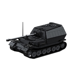 12GO97021 Rompebloques de Construcción de Modelo Militar del Destructor Ferdinand de la Segunda Guerra Mundial, Juguete de Bloques de Construcción para Ensamblar - Product Image 5