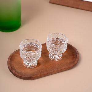 Verres à espresso miniatures personnalisés, verres à vin, verres à whisky, verres à shot transparents ronds de 1 oz, vides, pour cadeaux d'affaires - Product Image 4