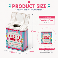 Boîte et bidon rectangulaires en fer blanc de qualité alimentaire de 2oz, 3oz, 6oz avec logo personnalisé, pour snacks, bonbons, poivre et épices, avec couvercle en plastique scellé et distributeur