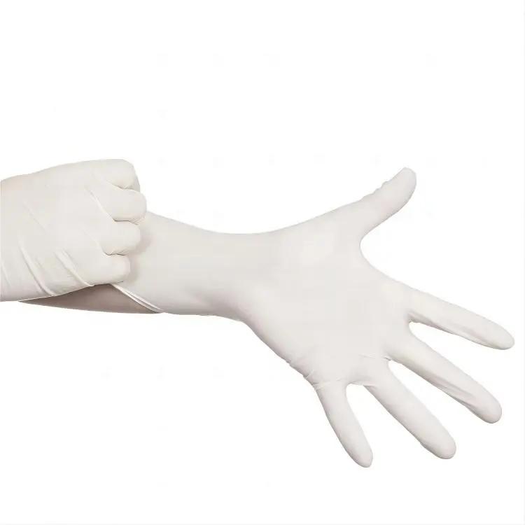 Gmc 9 Inch Witte Handschoenen Persoonlijke Bescherming Werkhandschoenen Wegwerp Nitril Handschoenen Poedervrij
