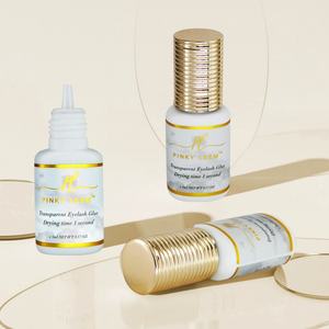 Colle à cils Pinky Leem, étiquette privée personnalisée, séchage rapide 0,5s-1s, colle à cils transparente rapide et résistante, résistante à l'humidité - Product Image 4