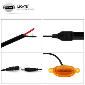 LKT Kit Lampe Led 4 Led Otomatis Aksesoris Camion Kisi Depan Lampe Berjalan Lampe Penanda Camion Ambre Drl - Product Image 5