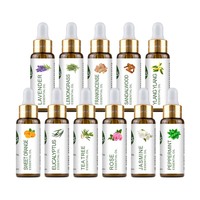 Huile essentielle 100% pure naturelle, extrait de plante brute, 10 ml, huile de rose et de lavande biologique pour diffuseur, parfum, massage, bain aromatique