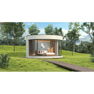 Casa Prefabricada Cilíndrica con Panel Sándwich, Diseño Moderno para Alojamiento en Hoteles, Fácil Instalación - Product Image 1