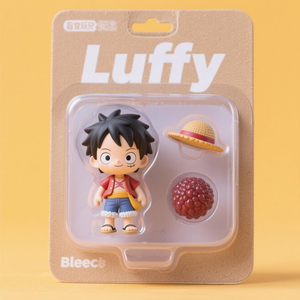 Mainan kartun Model Luffy figur PVC lucu Mini Anime Jepang desain kustom
